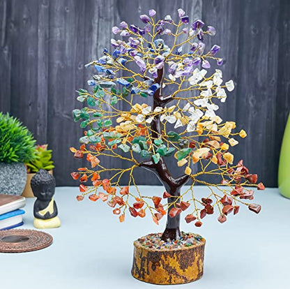 Natural 7 Chakra Crystal Tree | Ziyou Gems & Jewels - Bangalore