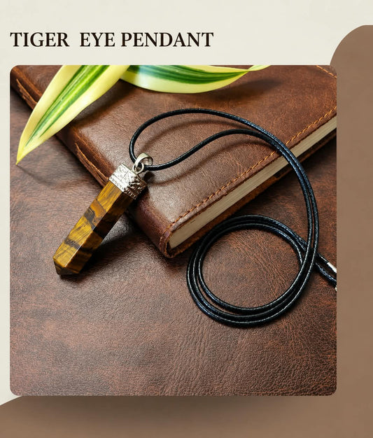Natural Tiger Eye Pendant for Men & Women | Crystal Jewellery | Ziyou Gems & Jewels